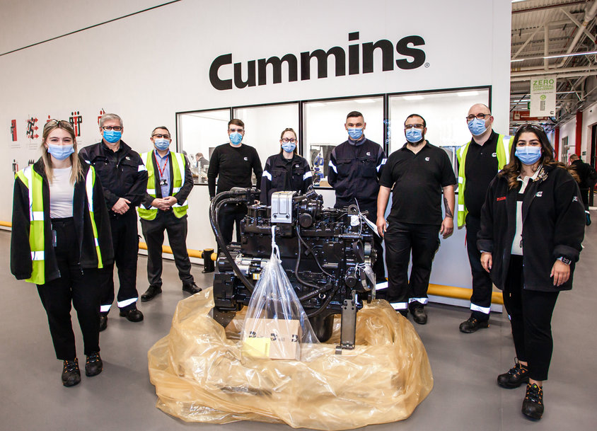 CUMMINS DARLINGTON PLANT HITS 1.5 MILLION MID-RANGE ENGINES